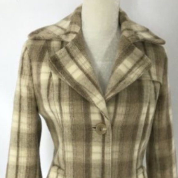 Banana Republic Jackets & Blazers - Banana Republic Blazer Women Medium Brown wool cot